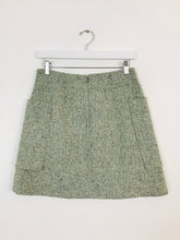Load image into Gallery viewer, Cos Women’s Tweed Mini Skirt | UK8 | Blue
