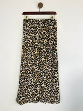 Load image into Gallery viewer, Urban Outfitters Women&#39;s Leopard Print Midi Skirt | S UK8 | Brown
