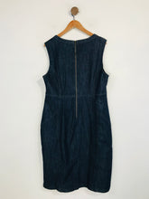 Load image into Gallery viewer, Phase Eight Women&#39;s Denim Sheath Dress | UK18 | Blue
