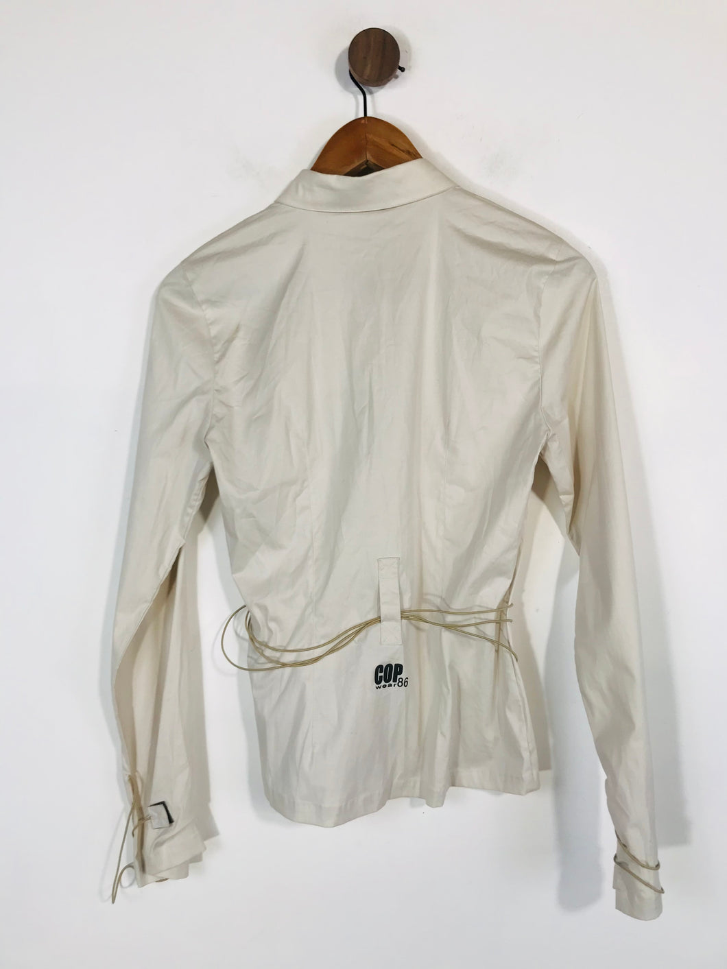Cop. Copine Women's Cotton Button-Up Shirt NWT | EU36 UK8 | Beige