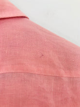 Load image into Gallery viewer, Hugo Boss Men’s Lightweight Linen Shirt | XL | Pink
