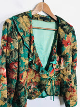 Load image into Gallery viewer, Renato Nucci Women&#39;s Cotton Vintage Blazer Jacket | EU44 UK16 | Multicoloured
