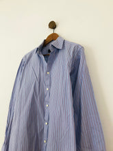 Load image into Gallery viewer, Osborne City Attire Men&#39;s Striped Button-Up Shirt | 41 | Blue
