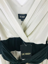 Load image into Gallery viewer, Hobbs Womens Silk Pleated Midi Dress | UK12 | Cream
