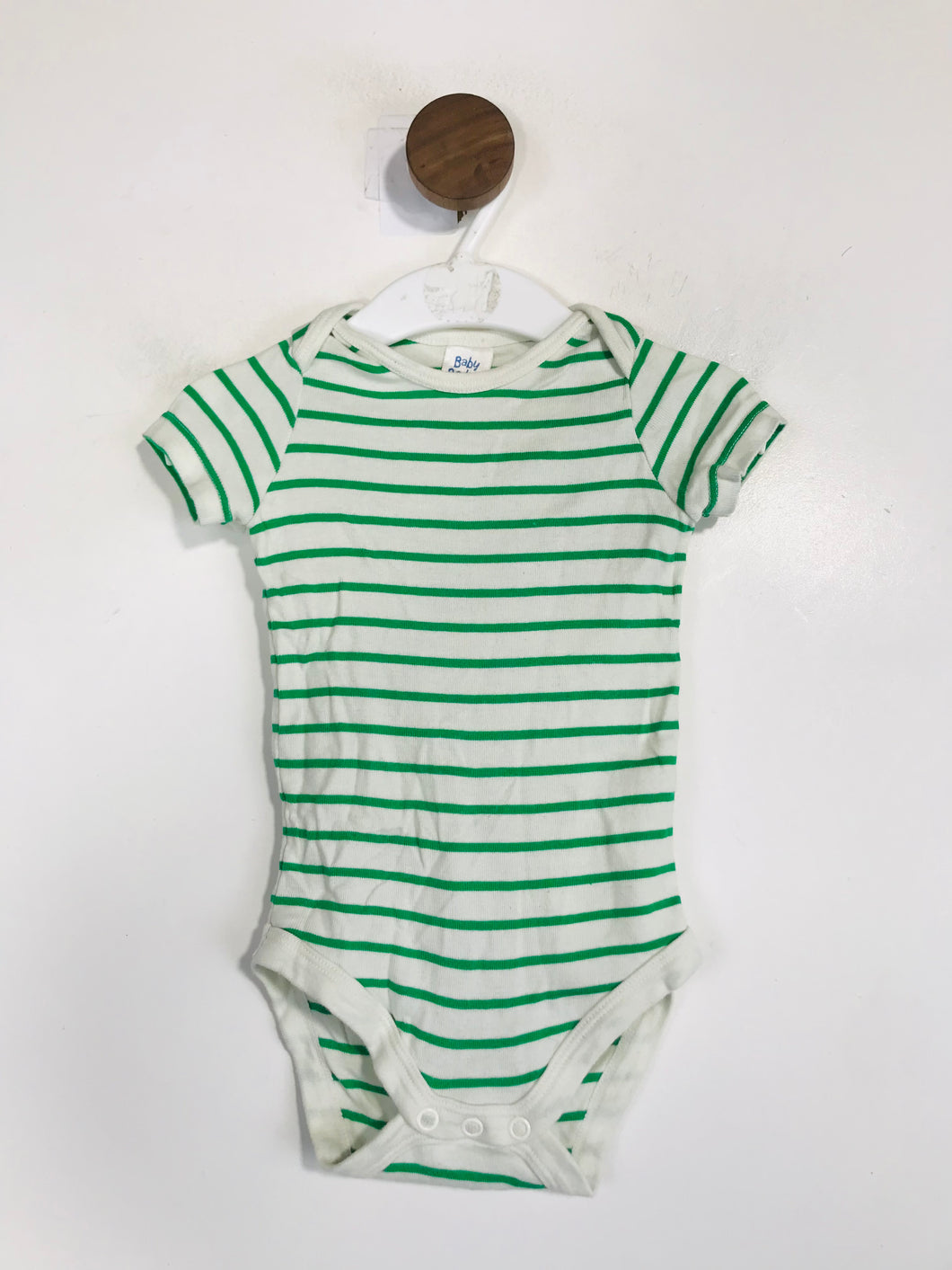 Baby Boden Kid's Striped Babygrow Playsuit | 6-12 Years | White