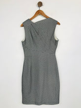 Load image into Gallery viewer, Reiss Women&#39;s Fitted Asymmetric Sheath Dress | UK10 | Black
