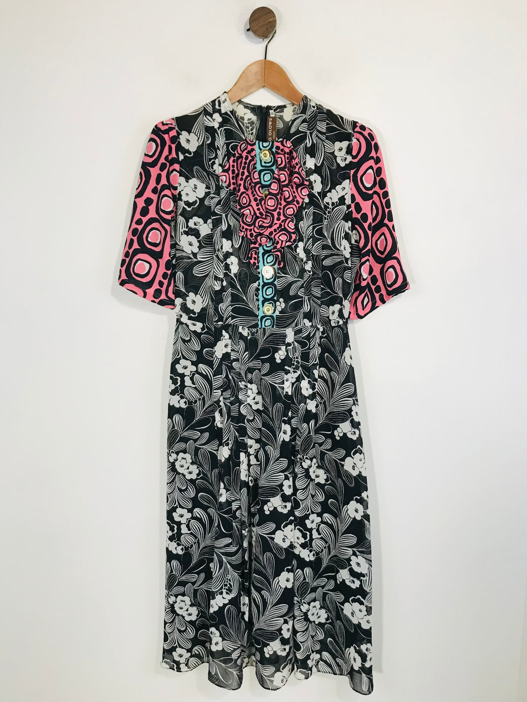 Duro Olowu Women's Floral Pleated A-Line Dress | EU36 UK8 | Multicoloured