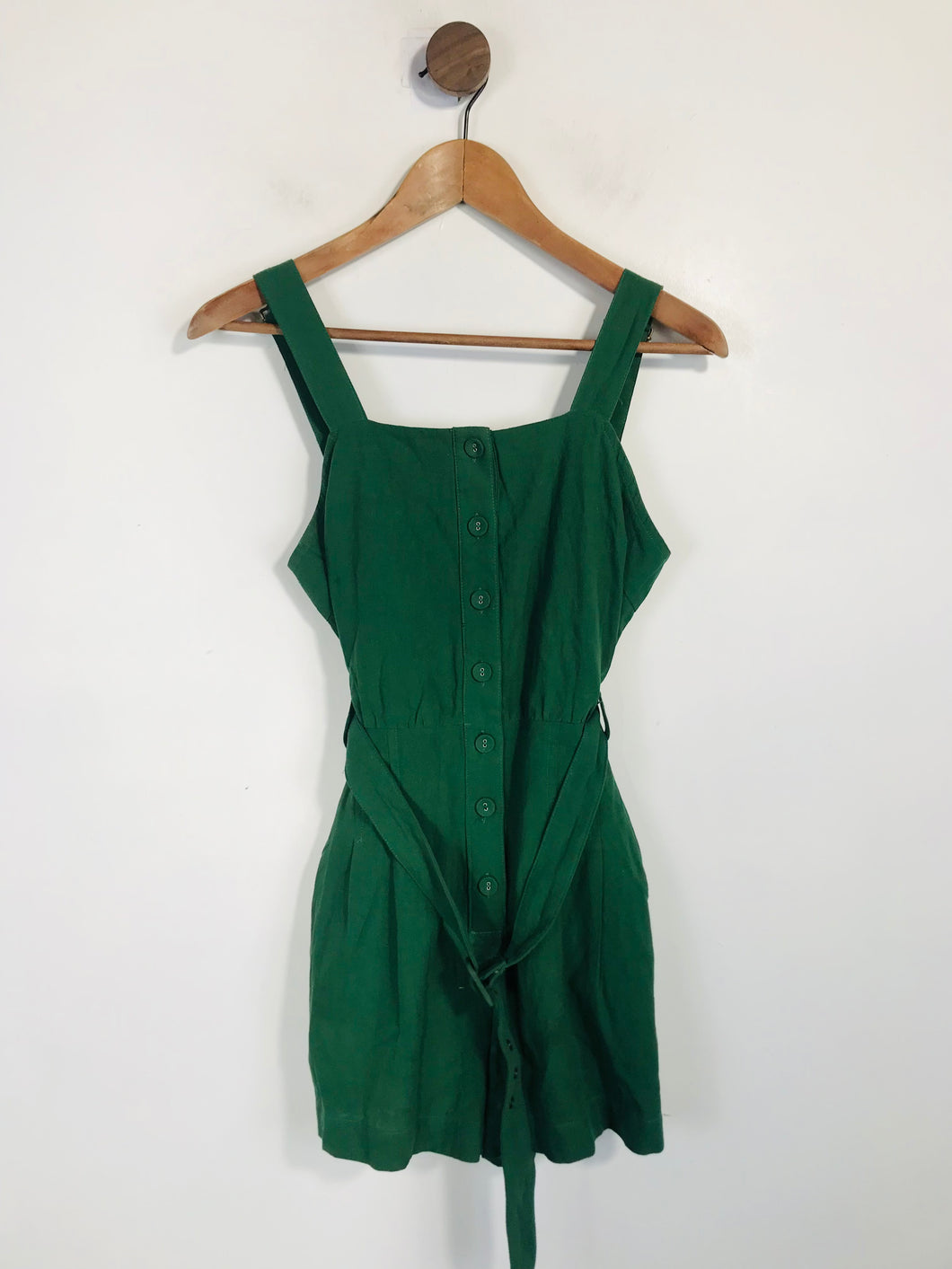 Louche Women's Cotton Playsuit | UK10 | Green