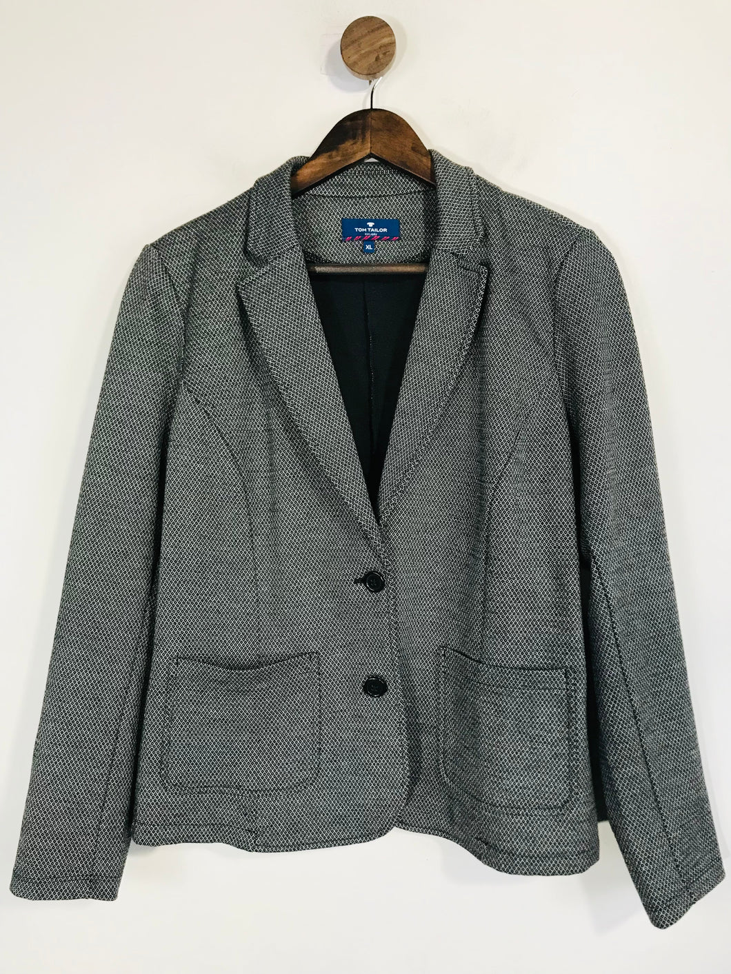 Tom Tailor Men's Check Gingham Blazer Jacket | XL | Multicoloured