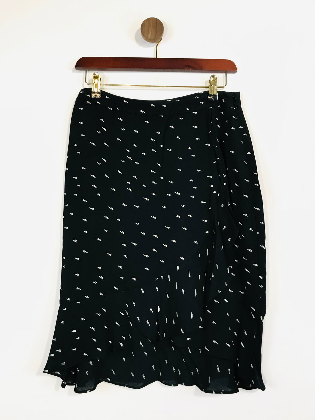 Jigsaw Women's Wrap Pencil Skirt | UK10 | Black