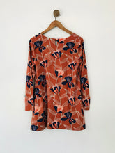Load image into Gallery viewer, White Stuff Women&#39;s Floral Shift Mini Dress | UK14 | Orange
