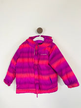 Load image into Gallery viewer, Columbia Kid&#39;s Striped Duffle Coat | 4T Toddler (4 yrs) | Pink
