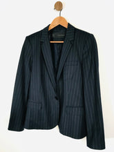 Load image into Gallery viewer, Zara Women&#39;s Striped Blazer Jacket | L UK14 | Blue
