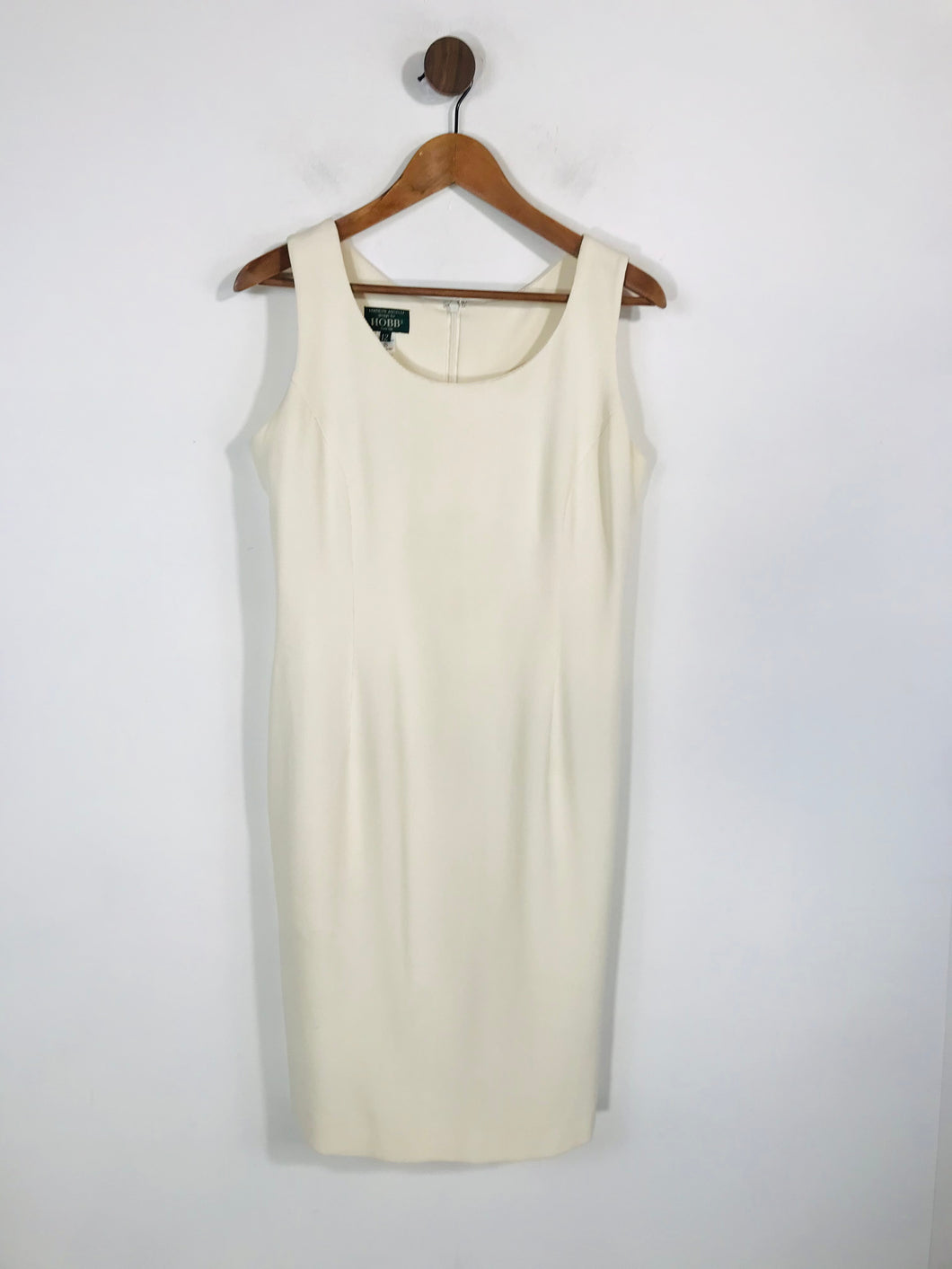 Hobbs Women's Silk Shift Dress | UK12 | Beige