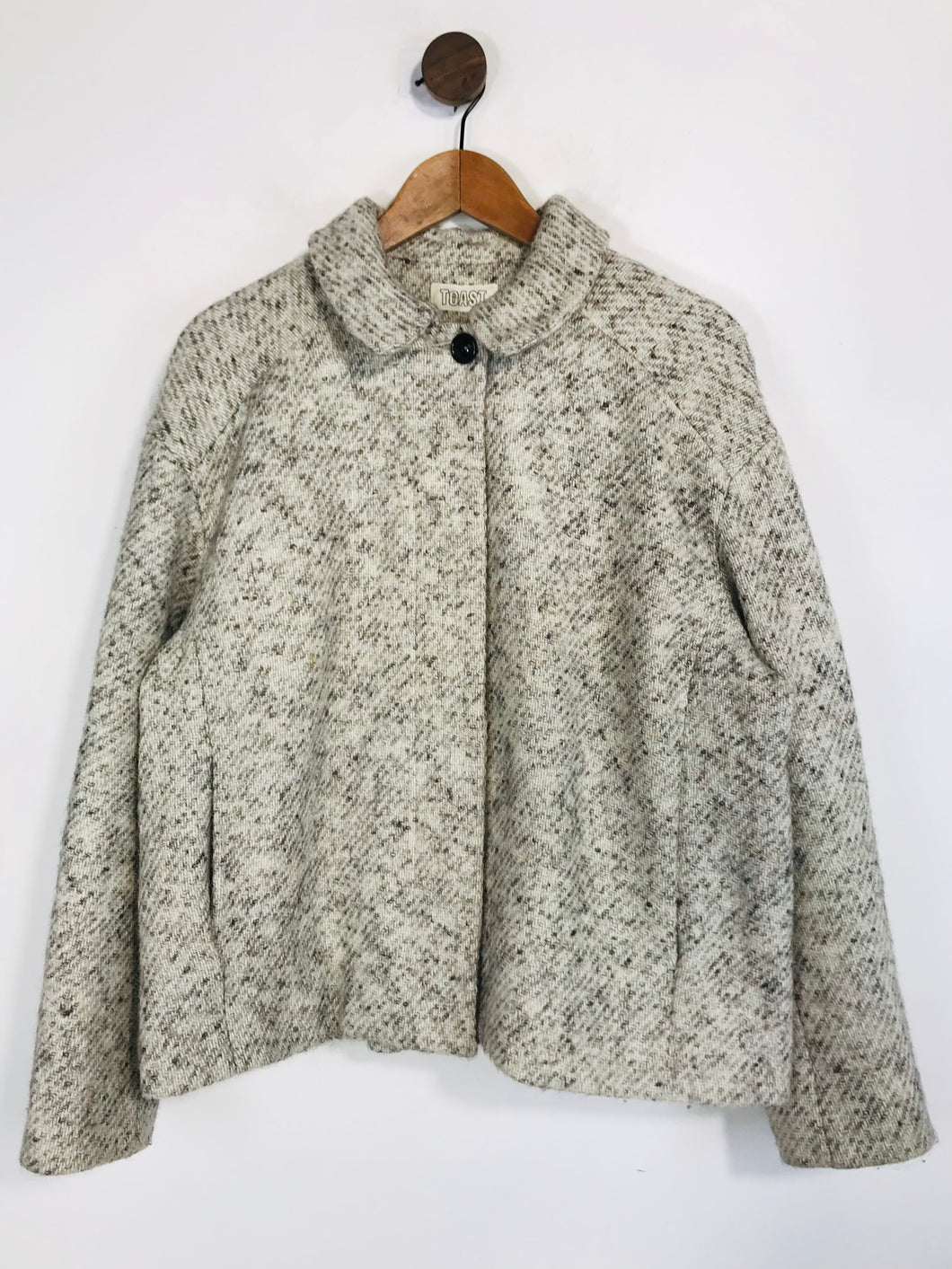 Toast Women's Wool Peacoat Jacket | UK14 | Grey