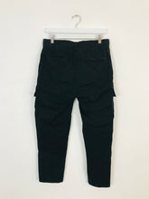 Load image into Gallery viewer, Zara Men’s Tapered Cargo Trousers | S W31 L25 | Black
