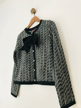 Load image into Gallery viewer, Monsoon Women&#39;s Bow Cardigan | UK10 | Grey
