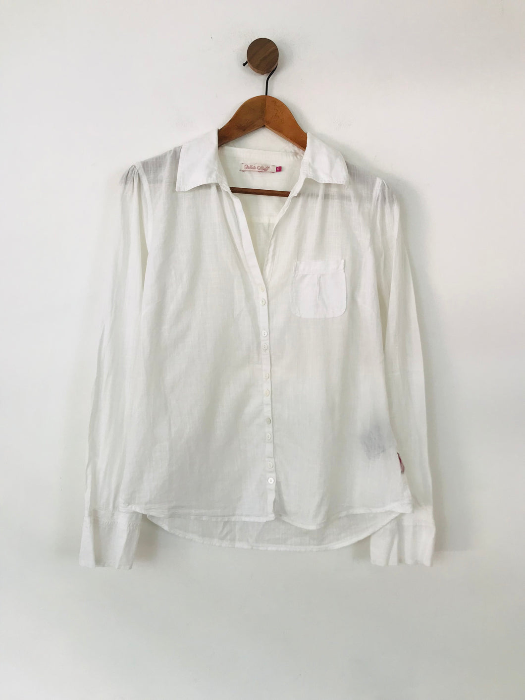 White Stuff Women's Button-Up Shirt | UK12 | White