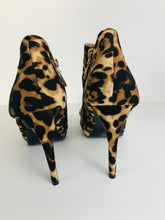 Load image into Gallery viewer, Wallis Women&#39;s Leopard Print Heels | UK6 | Multicoloured
