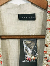 Load image into Gallery viewer, Alex &amp; Co. Women&#39;s Linen Blazer Jacket NWT | UK10 | Beige
