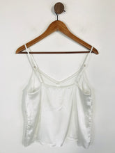 Load image into Gallery viewer, Zara Women&#39;s Satin Tank Top | M UK10-12 | White
