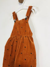 Load image into Gallery viewer, Zara Kid&#39;s Corduroy Pinafore Dress | 18-24 Months | Brown
