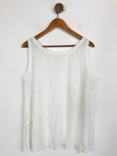 Load image into Gallery viewer, Eileen Fisher Women&#39;s Linen Tank Top | M UK10-12 | White
