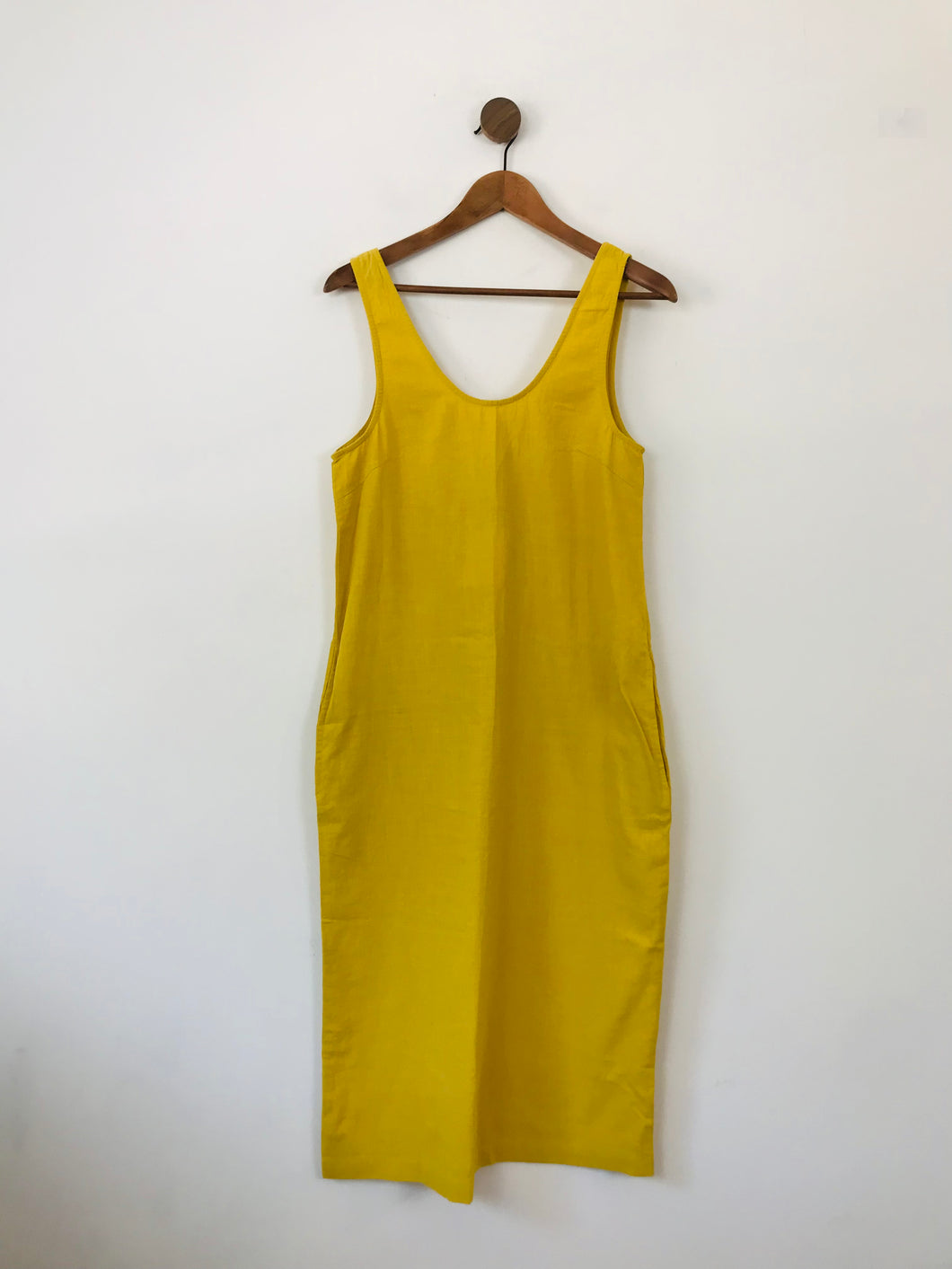 LF Markey Women's Cotton Midi Dress NWT | UK6 | Yellow