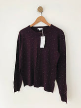 Load image into Gallery viewer, Warehouse Women&#39;s Embellished Jumper NWT | UK16 | Red
