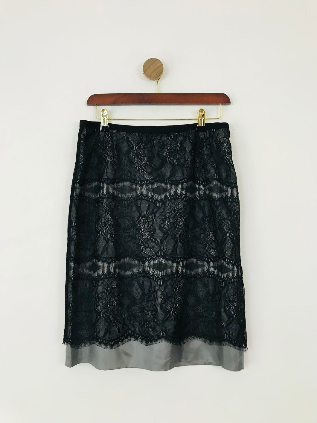 Planet Women's Lace Pencil Skirt | UK10 | Black