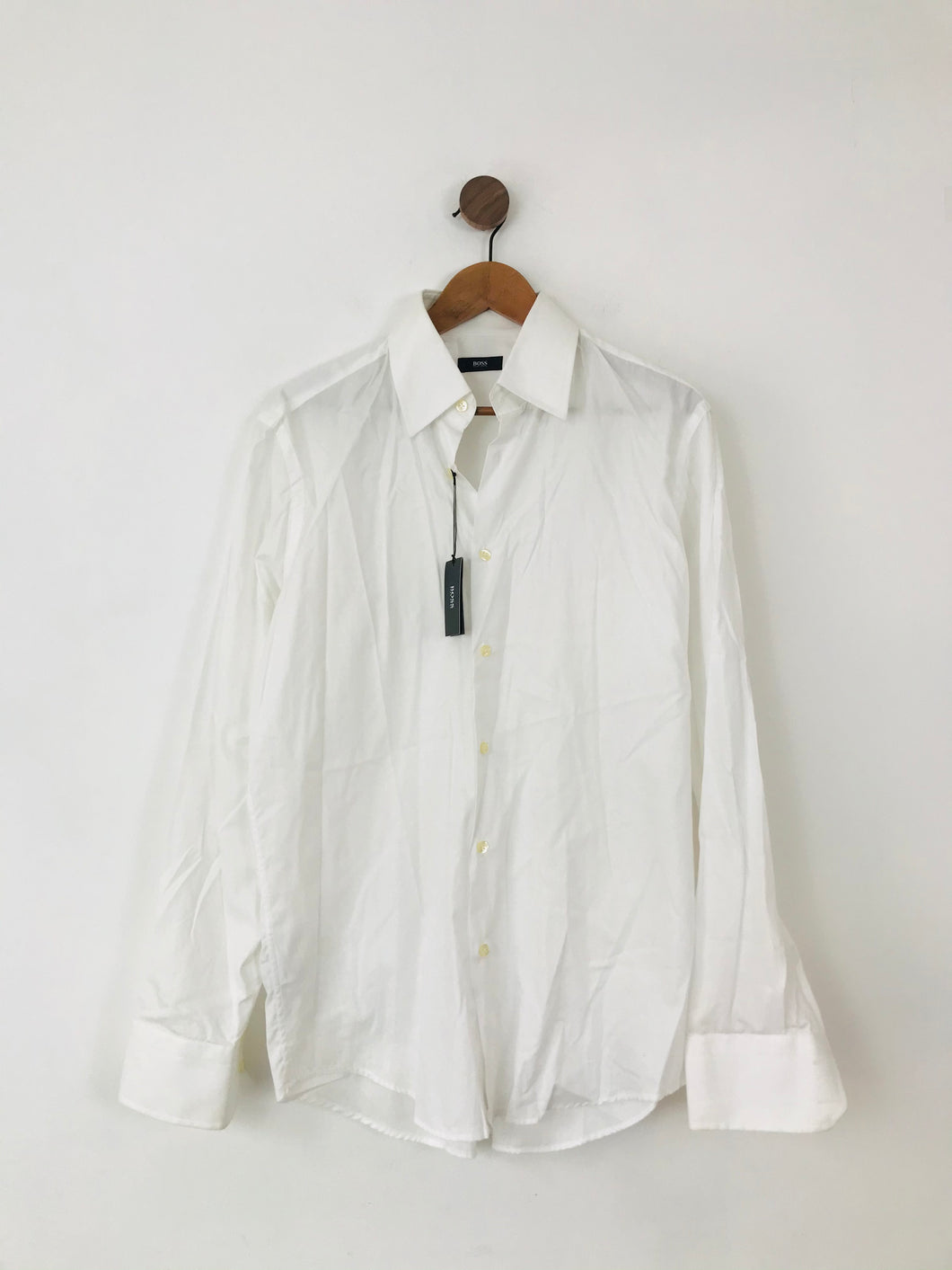 Boss Hugo Boss Men’s Button Up Shirt With Tags | 41 | White
