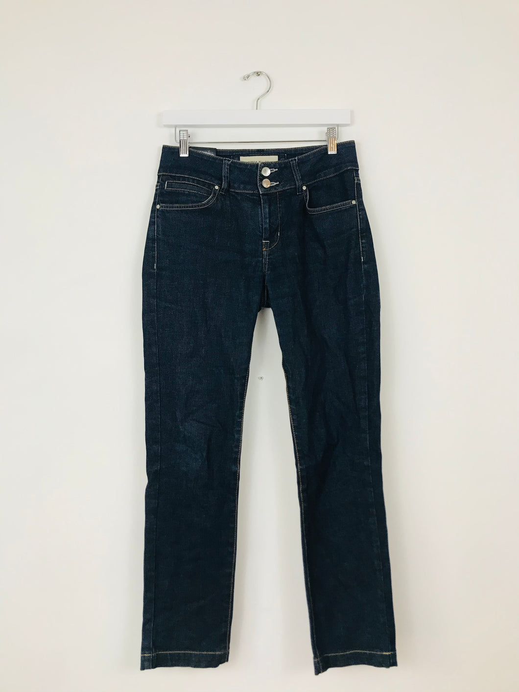 Karen Millen Womens Slim Jeans | UK 10 W31 L29 | Dark Blue