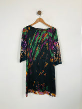 Load image into Gallery viewer, Elie Tahari Women&#39;s Silk Floral Shift Dress | S UK8 | Multicoloured
