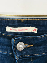Load image into Gallery viewer, Levi’s Women&#39;s 721 Skinny Jeans | W32 UK14 | Blue
