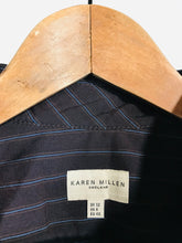 Load image into Gallery viewer, Karen Millen Women&#39;s Striped Midi Shirt Dress | UK12 | Purple
