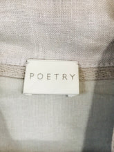 Load image into Gallery viewer, Poetry Women&#39;s Linen Lightweight Overcoat | UK14  | Beige
