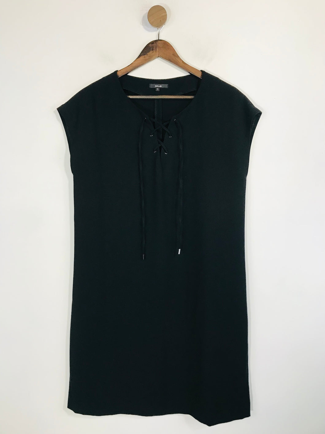 Opus Women's Sleeveless Shift Dress | EU40 UK12 | Black