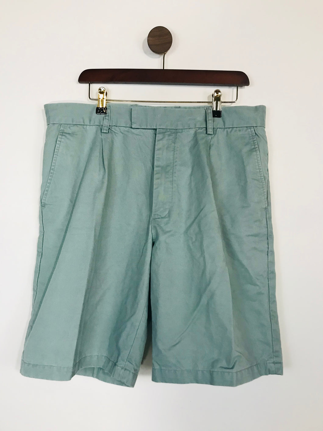 Joseph Turner Men's Cotton Mid-Length Shorts | W36 | Green