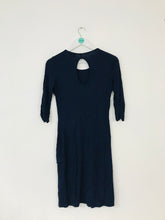 Load image into Gallery viewer, Lipsy London Women’s Bodycon Wrap Dress | UK12 | Navy Blue
