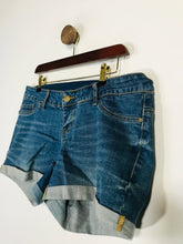 Load image into Gallery viewer, Bandia Women&#39;s Maternity Hot Pants Shorts | UK14 | Blue
