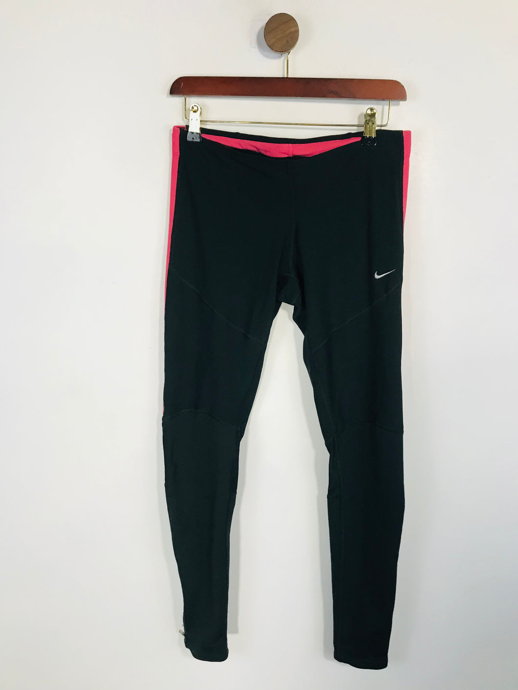 Nike Women's Gym Running Leggings Sports Bottoms | M UK10-12 | Black
