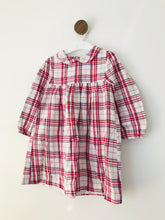 Load image into Gallery viewer, The Little White Company Kid&#39;s Check Gathered A-Line Dress | 2-3 Years | Red
