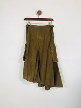 Load image into Gallery viewer, Sportmax Women&#39;s Linen Boho Midi Skirt | UK8 | Brown
