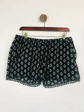Load image into Gallery viewer, Seraphine Women&#39;s Boho Hot Pants Shorts | M UK10-12 | Black
