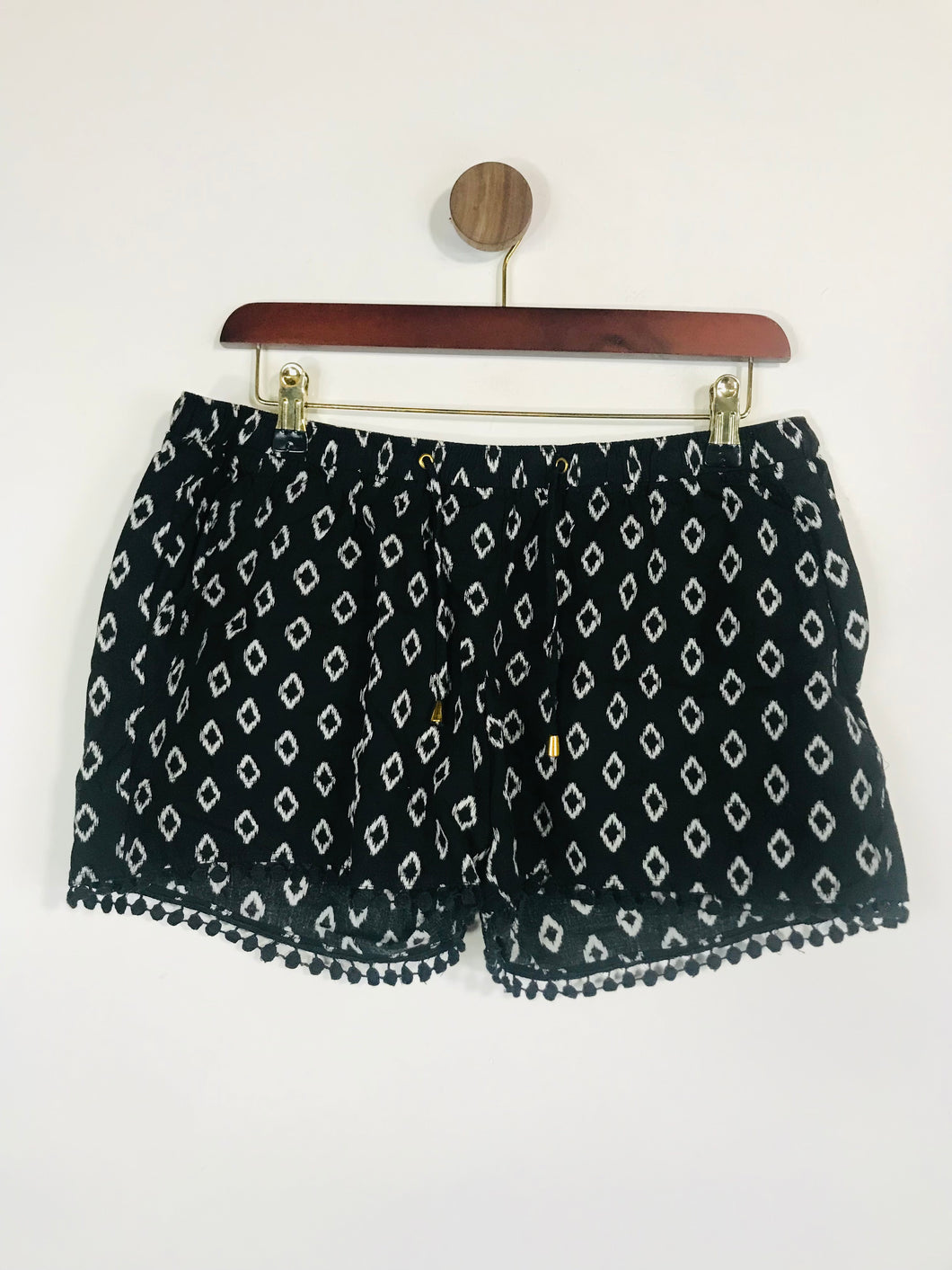 Seraphine Women's Boho Hot Pants Shorts | M UK10-12 | Black