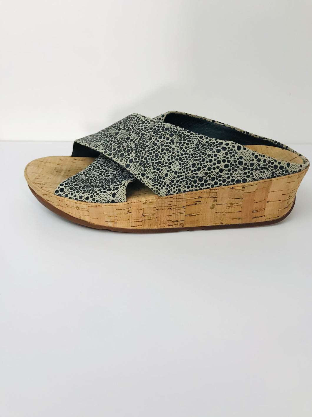 Fitflop Women's Polka Dot Platform Sandals | UK4 | Grey