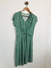 Load image into Gallery viewer, JoJo Maman Bebe Women&#39;s Gathered Sheath Dress | S UK8 | Green
