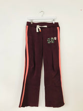 Load image into Gallery viewer, Superdry Women’s Joggers Tracksuit Bottoms Trousers | M | Burgundy Red
