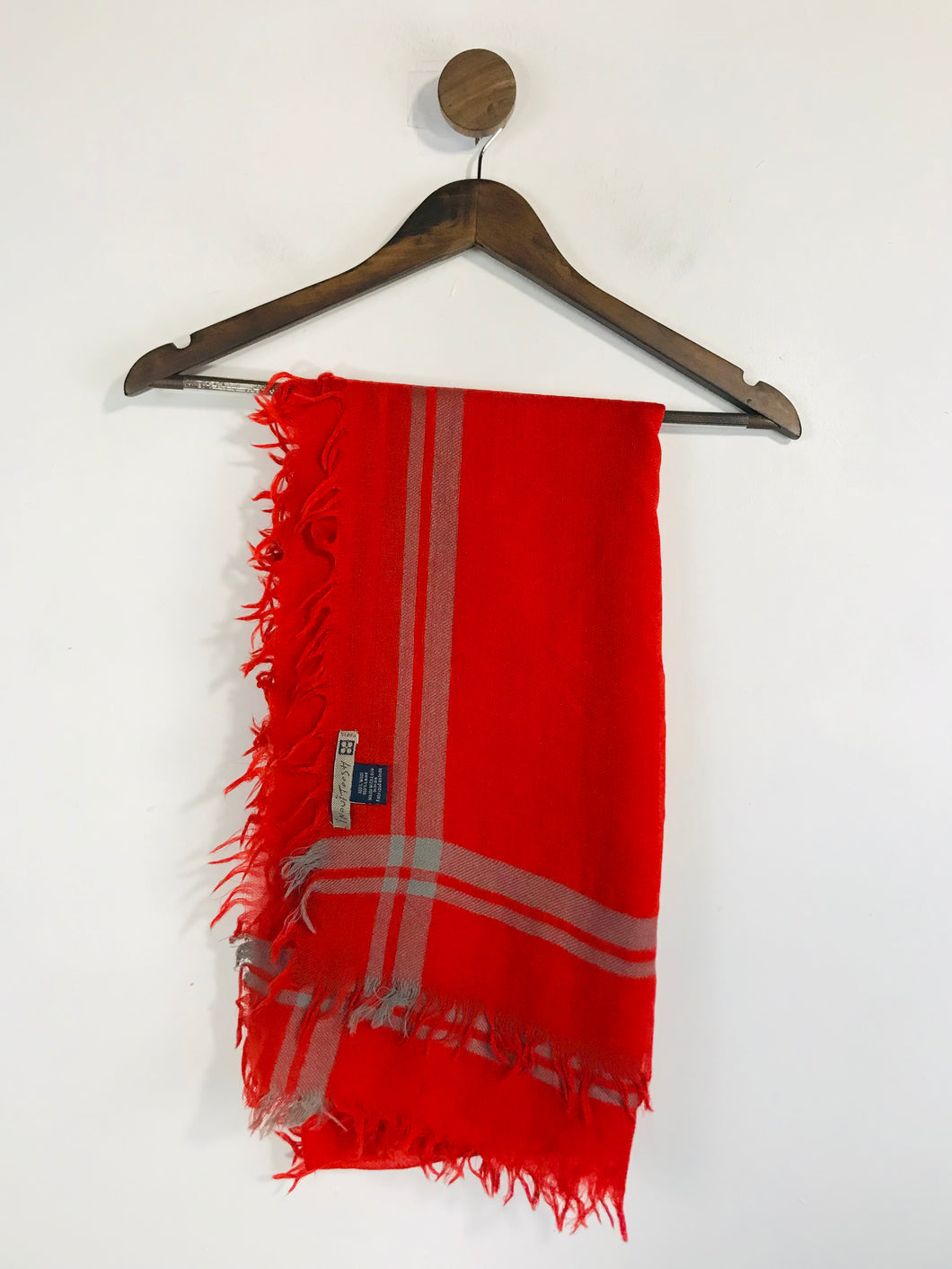 Inouitoosh Women's Wool Striped Scarf | OS | Red
