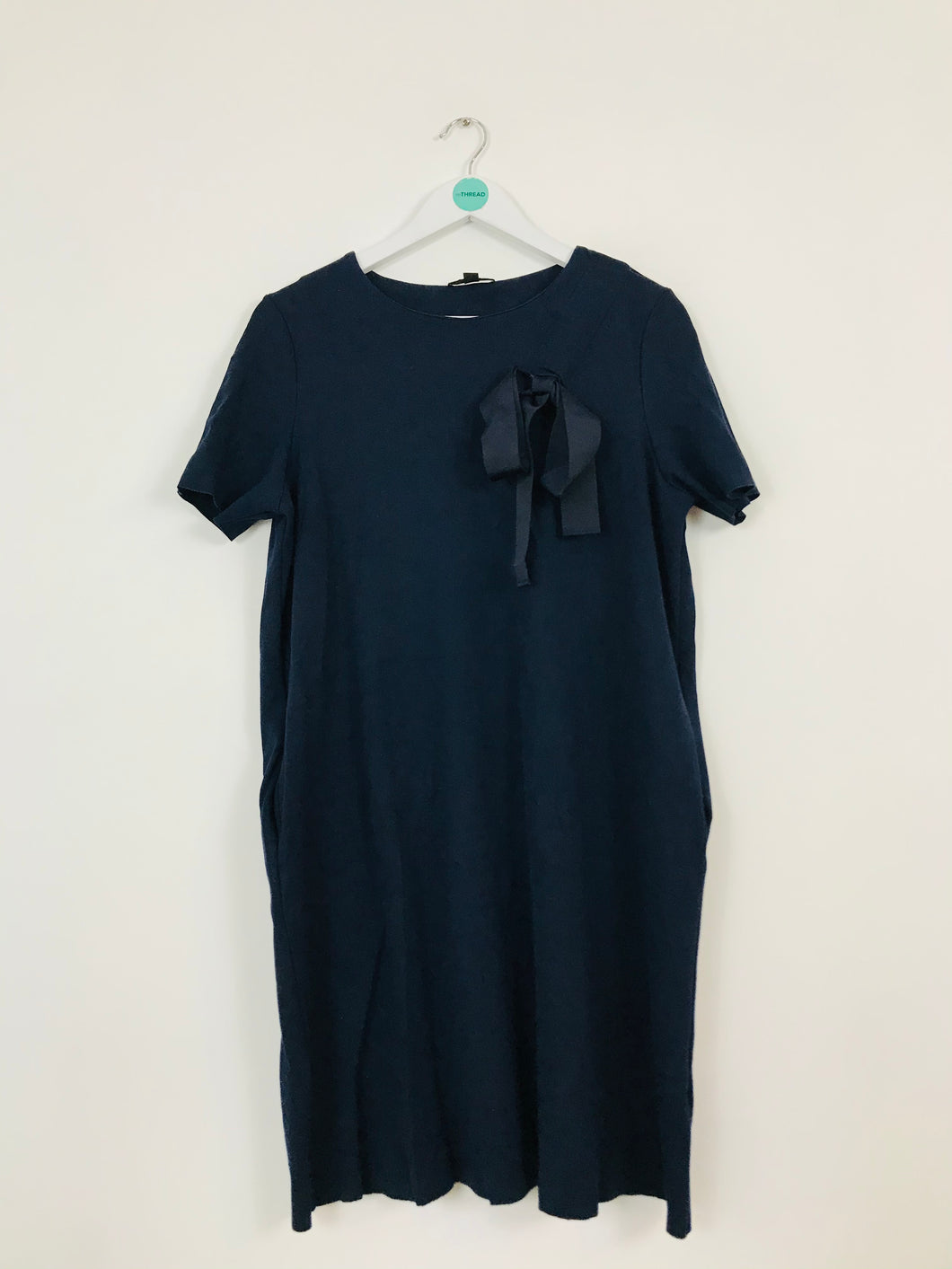 Cos Women’s Oversized Shirt Dress | S UK10 | Navy Blue